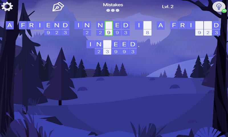 cryptogram screenshot