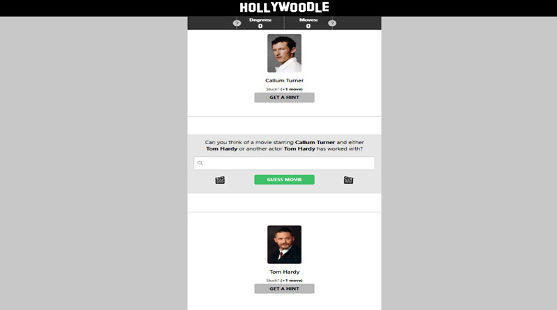 hollywoodle screenshot