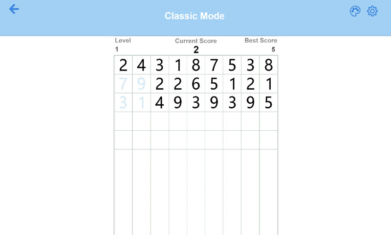 number match screenshot